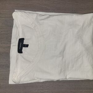 Theory White Crew Neck Tee